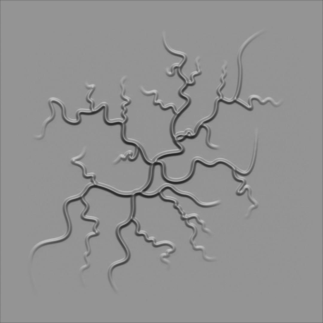 Human Anatomy Veins 3D Model – Low Poly Alpha Textures, JPEG - View 11
