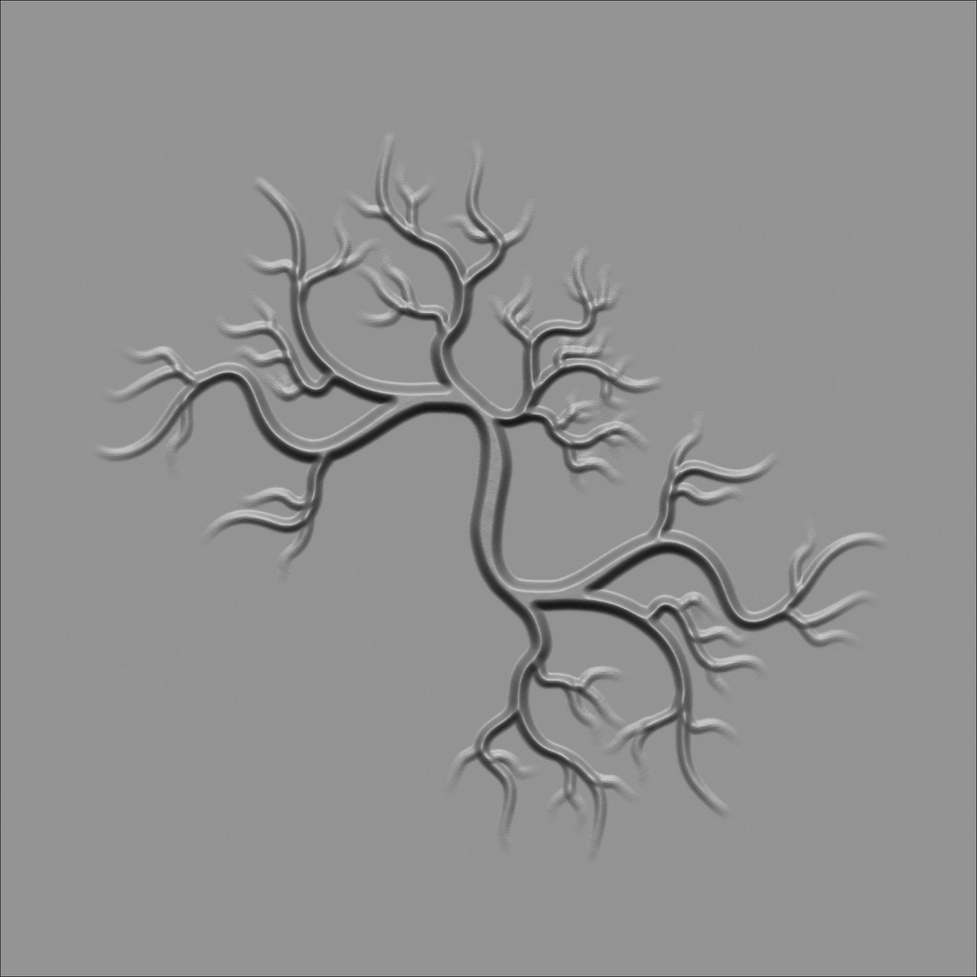 Human Anatomy Veins 3D Model – Low Poly Alpha Textures, JPEG - View 14