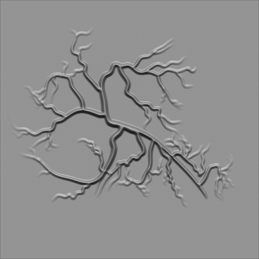 Human Anatomy Veins 3D Model – Low Poly Alpha Textures, JPEG - View 37