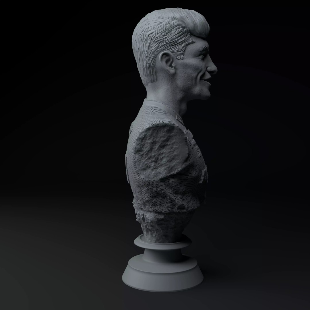 Marc Marquez Bust 3D Model – Premium Collectible Sculpture, STL - View 8