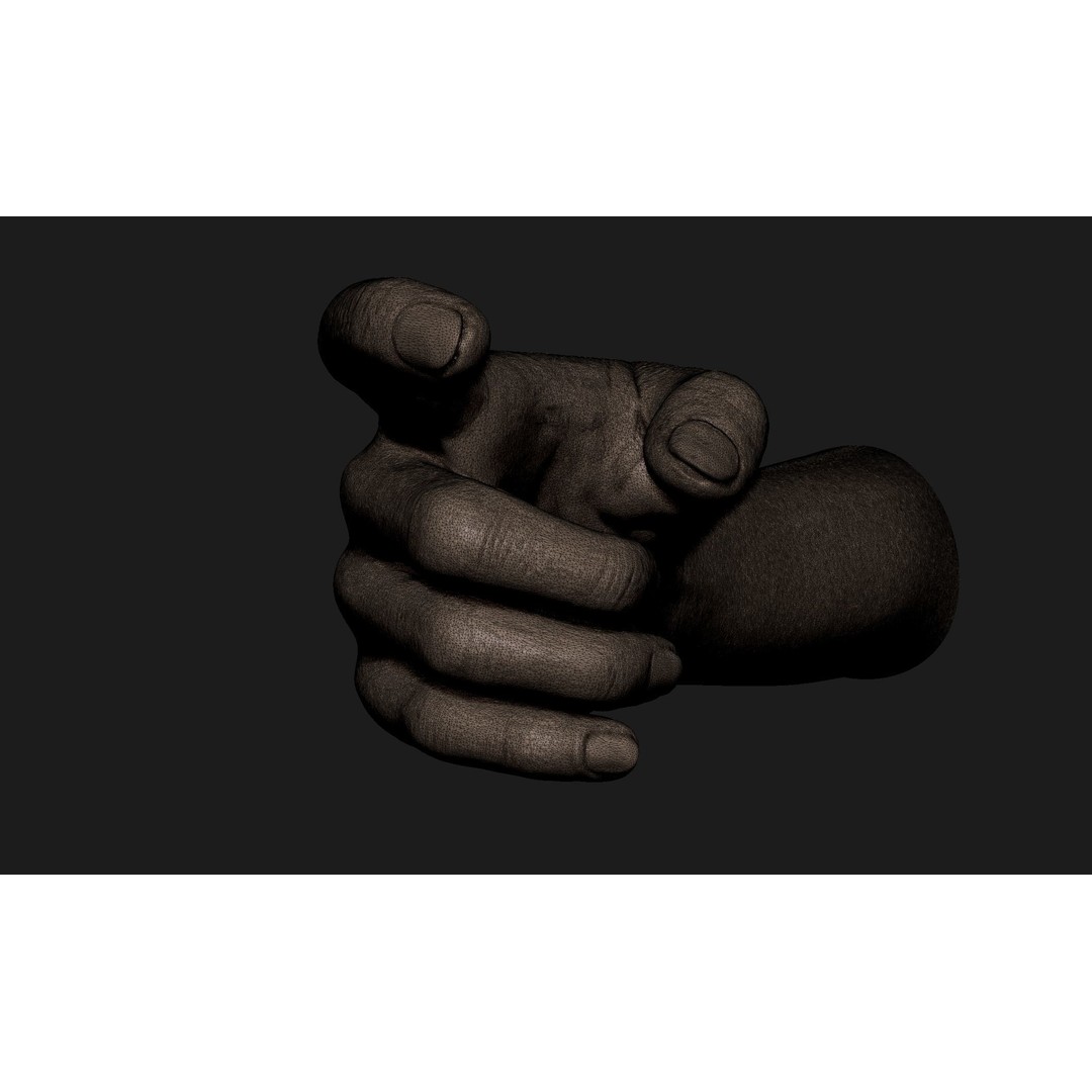 Realistic Female Hand 3D Model – High Poly Sculpt for Printing