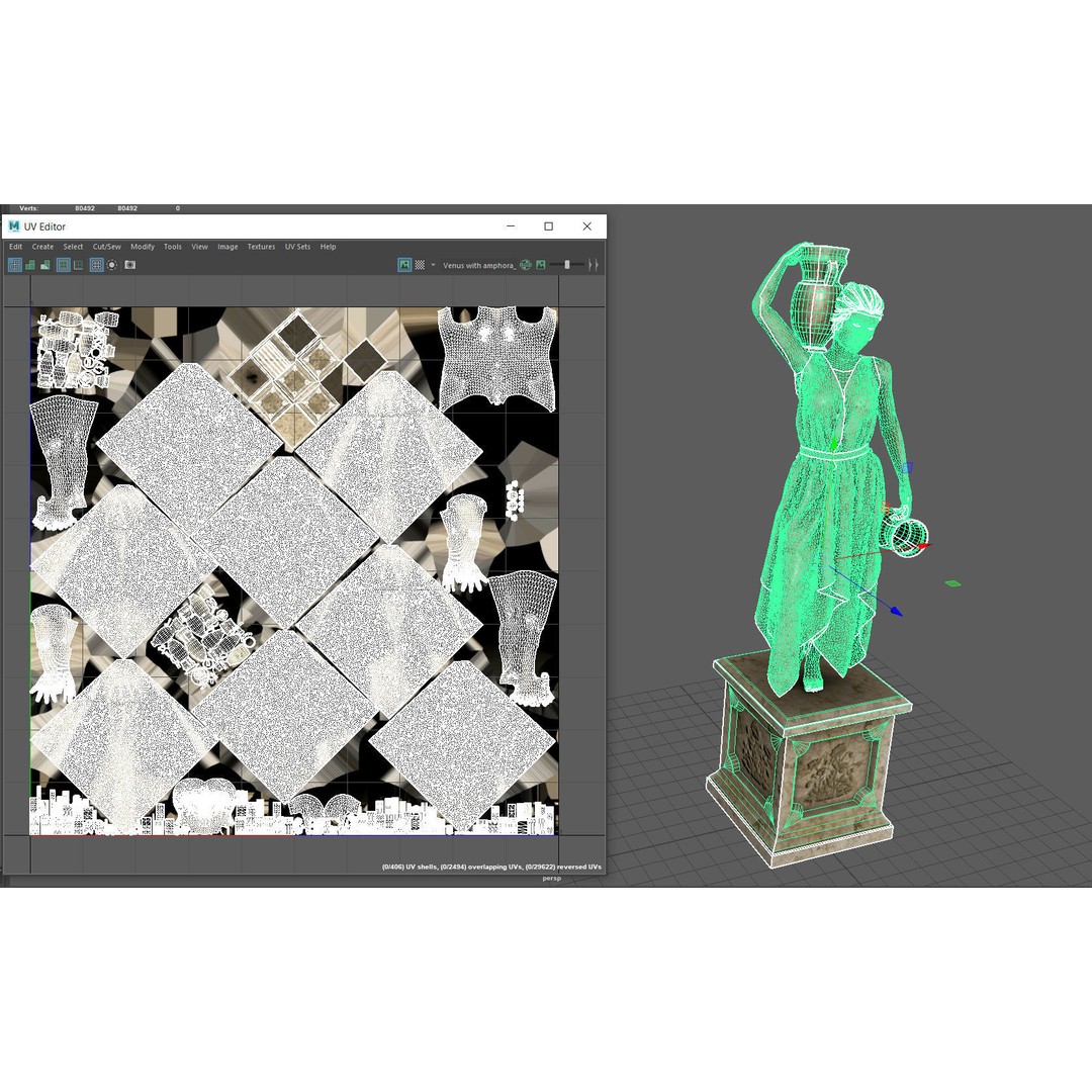 Venus of the Amphora 3D Model – Classic Sculpture, PBR Textures, Multiple Formats - View 11