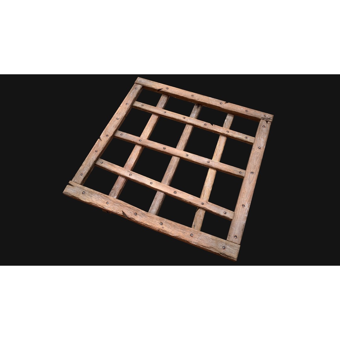 Wooden Roof Medieval 3D Model – Low Poly PBR Game Asset, FBX - View 16