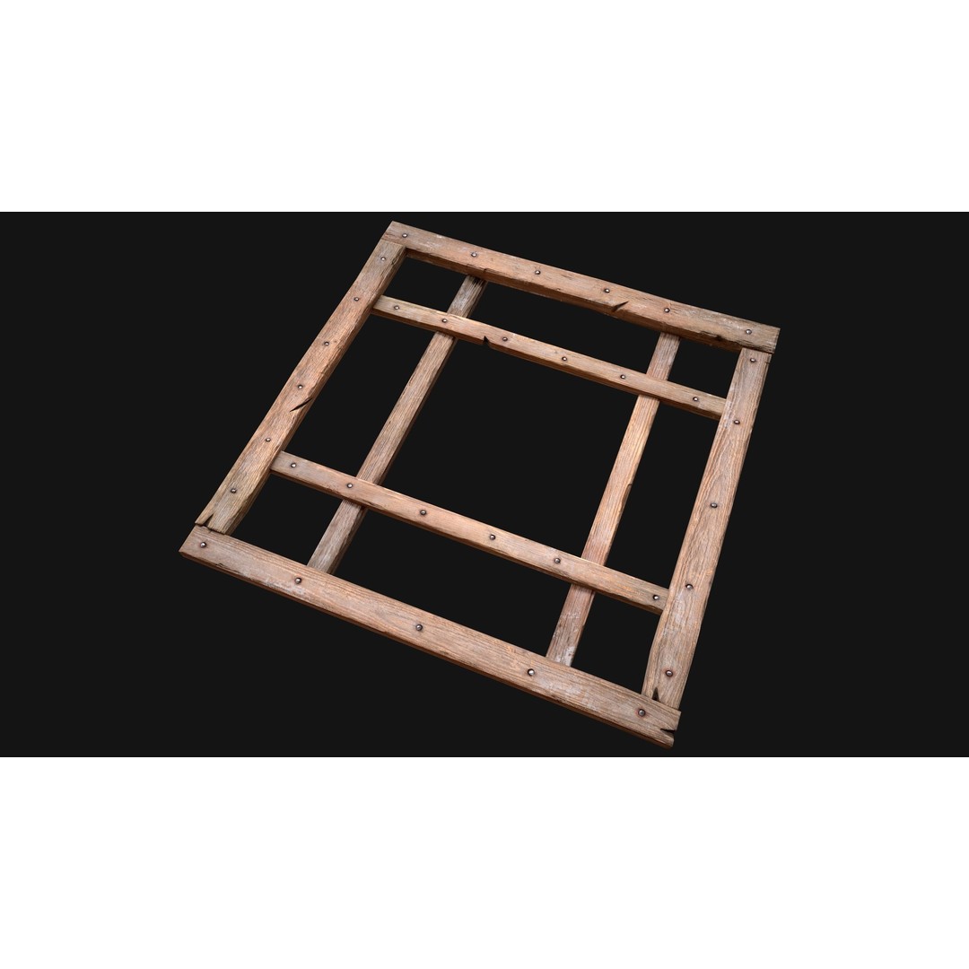 Wooden Roof Medieval 3D Model – Low Poly PBR Game Asset, FBX - View 18