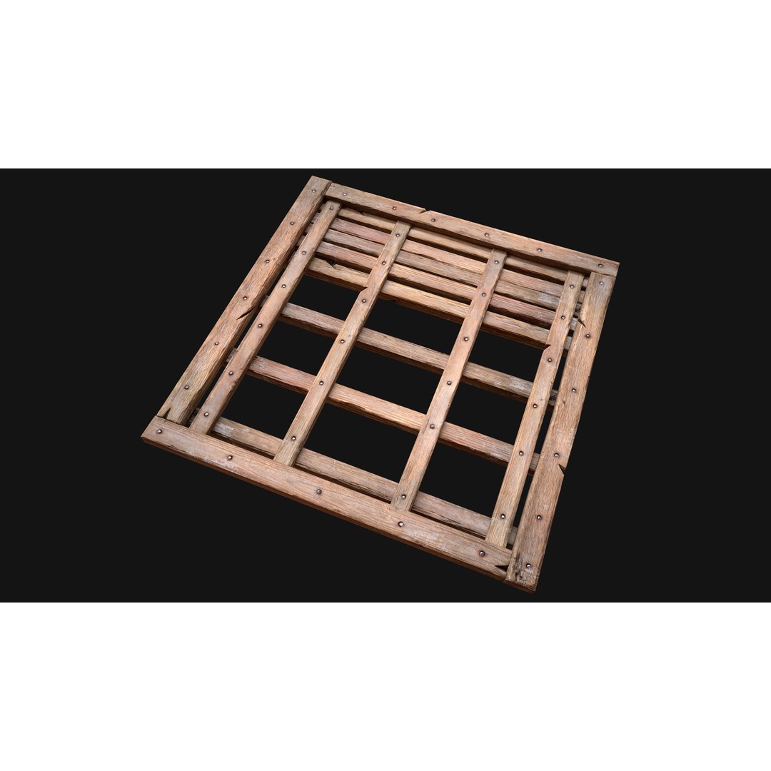 Wooden Roof Medieval 3D Model – Low Poly PBR Game Asset, FBX - View 20