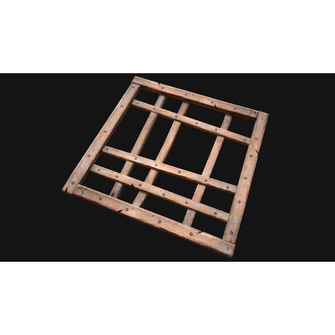 Wooden Roof Medieval 3D Model – Low Poly PBR Game Asset, FBX - View 21