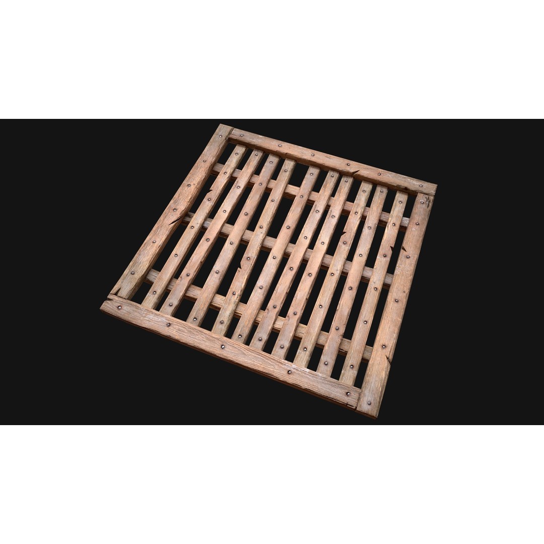 Wooden Roof Medieval 3D Model – Low Poly PBR Game Asset, FBX - View 22