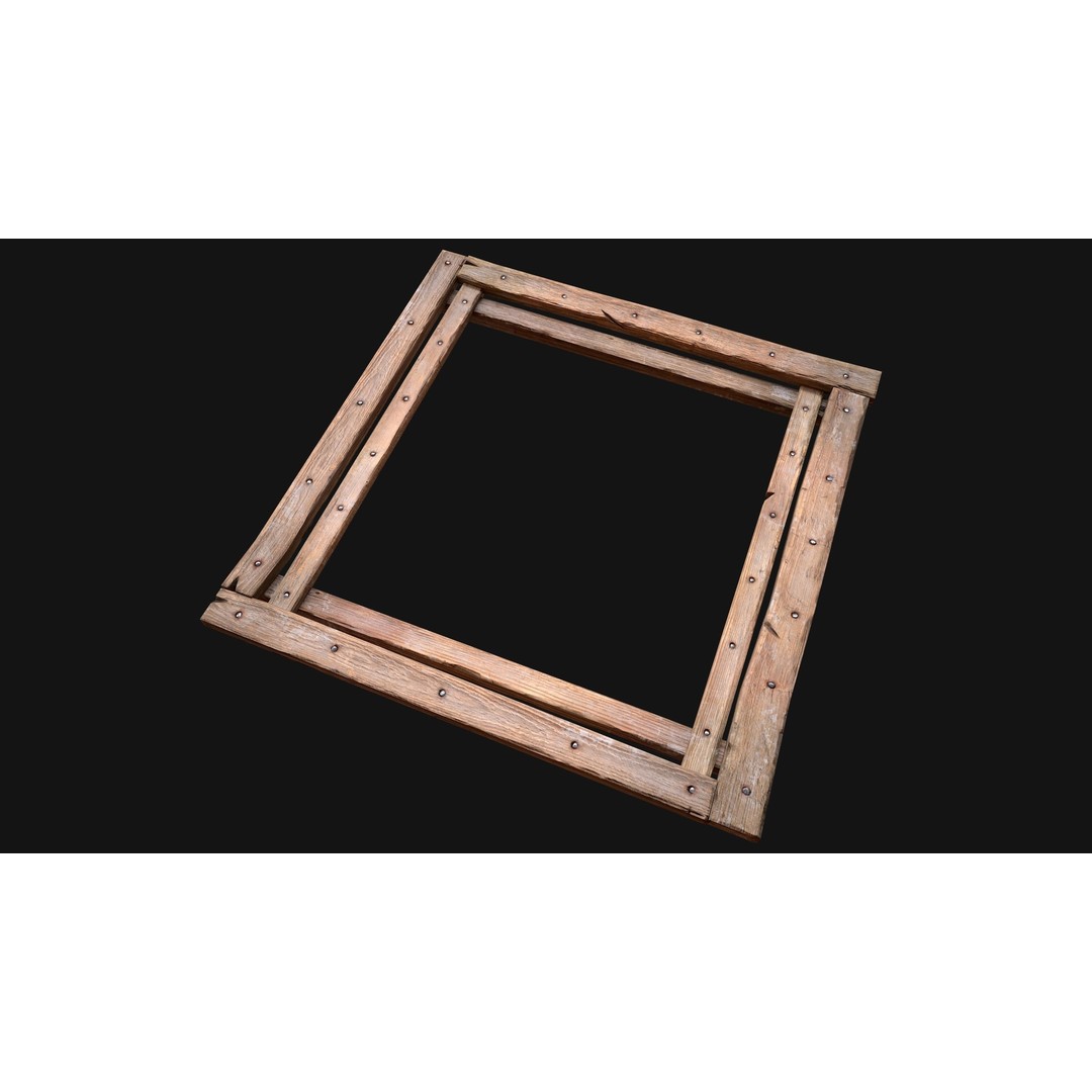 Wooden Roof Medieval 3D Model – Low Poly PBR Game Asset, FBX - View 23