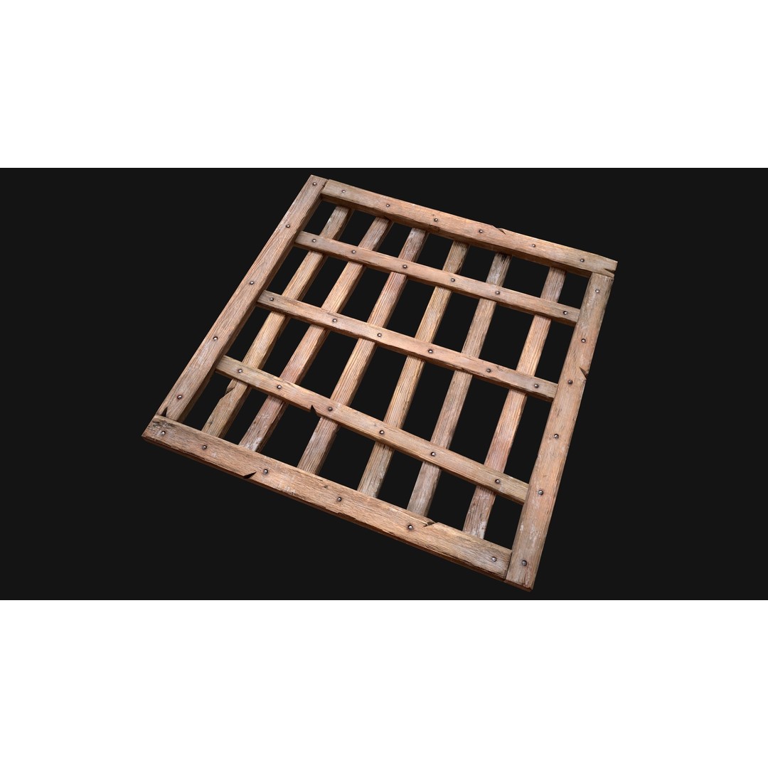 Wooden Roof Medieval 3D Model – Low Poly PBR Game Asset, FBX - View 25