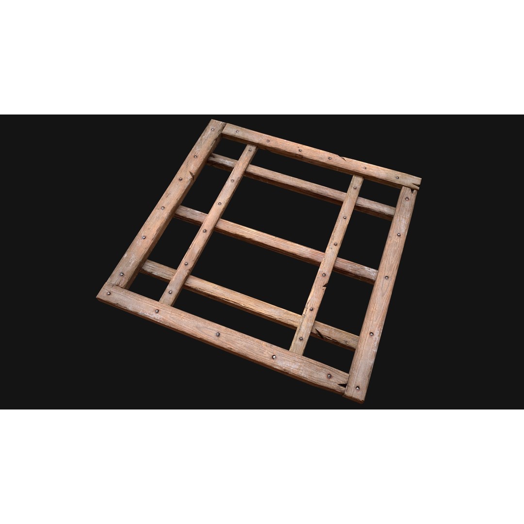 Wooden Roof Medieval 3D Model – Low Poly PBR Game Asset, FBX - View 26