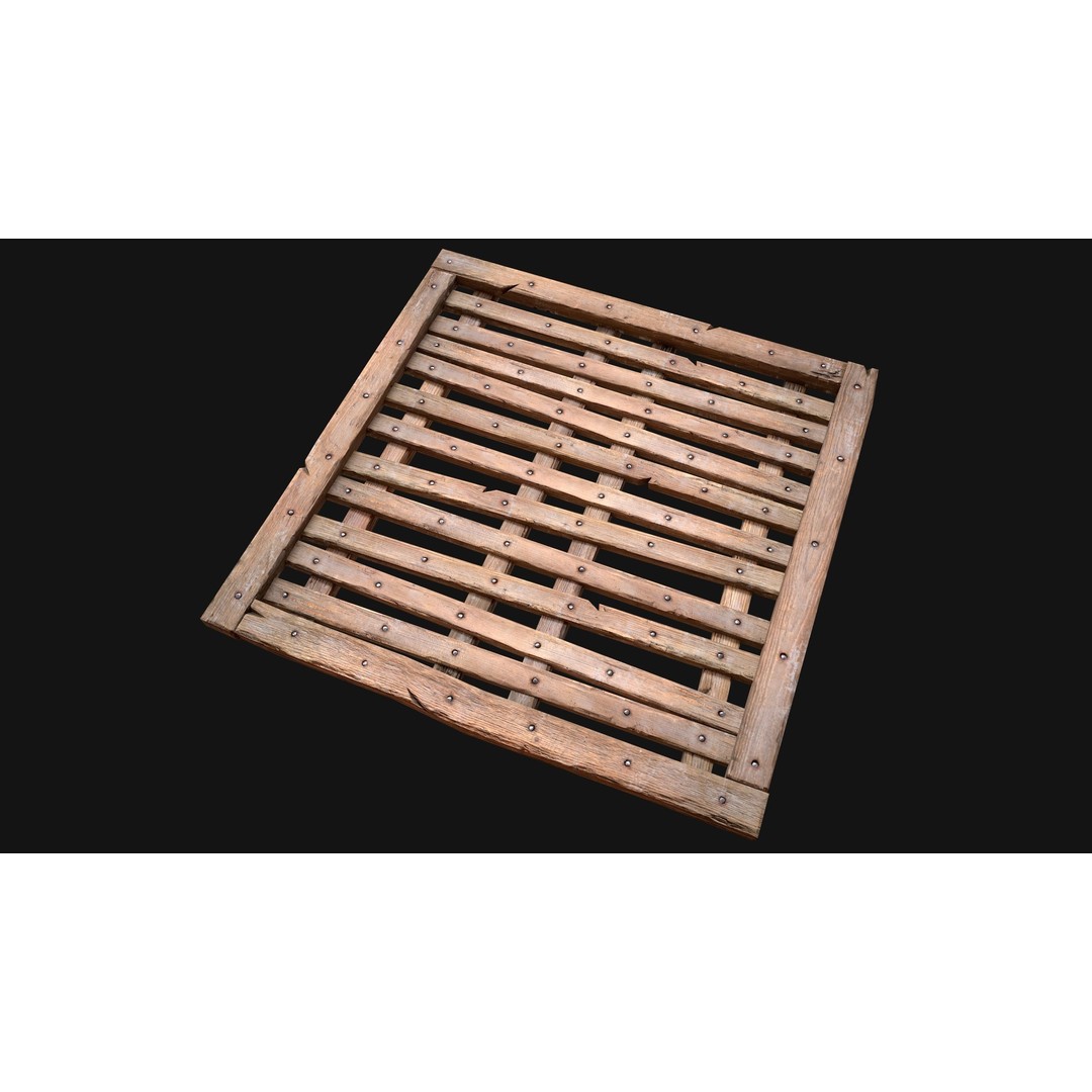 Wooden Roof Medieval 3D Model – Low Poly PBR Game Asset, FBX - View 27