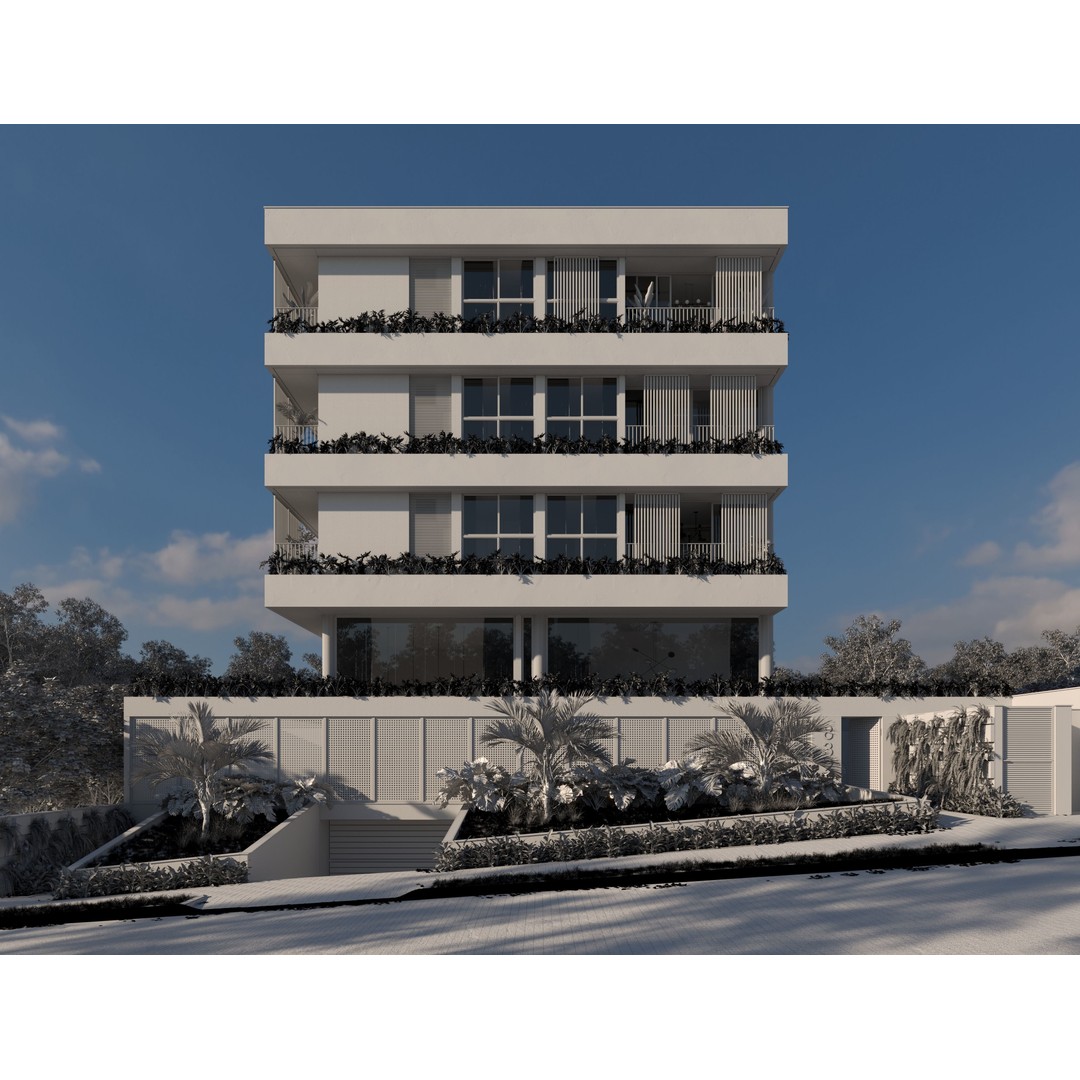 Klee Modern Building 3D Model – Exterior Scene, PBR Textures, FBX, OBJ - View 5