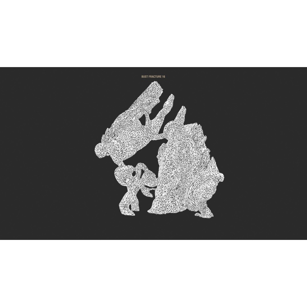 Broken Statues 3D Model – Ancient Ruins Collection with PBR Textures - View 14