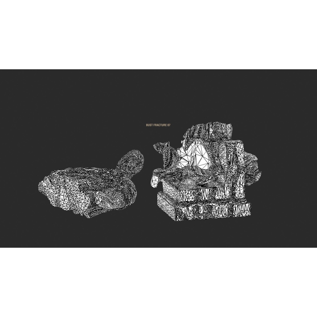 Broken Statues 3D Model – Ancient Ruins Collection with PBR Textures - View 56