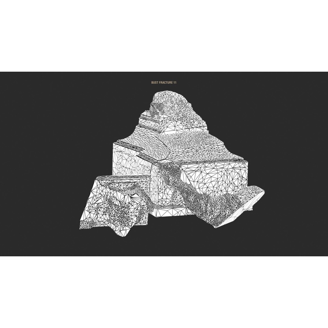Broken Statues 3D Model – Ancient Ruins Collection with PBR Textures - View 8