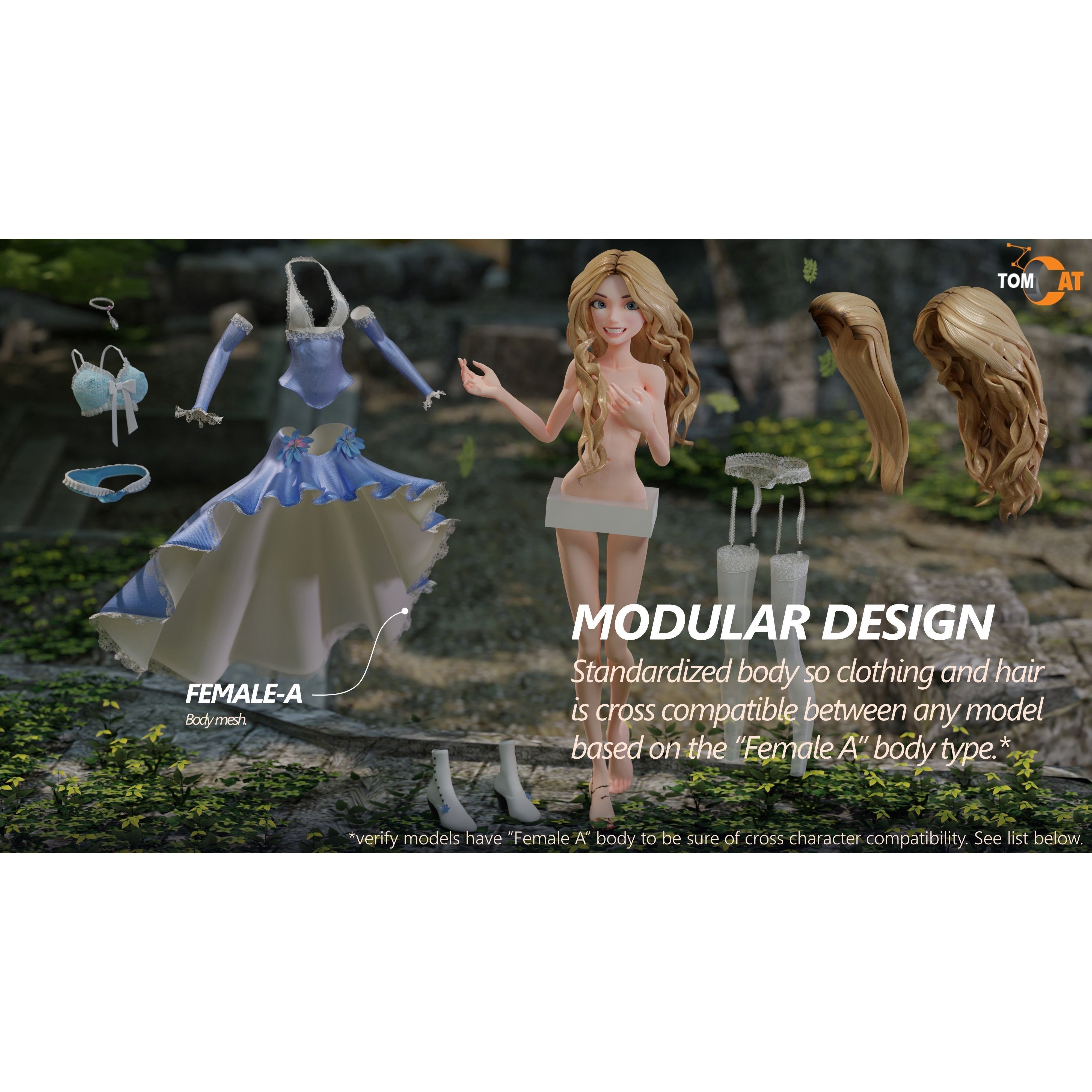 Éponine La Duelliste - Low-Poly Game-Ready 3D Model - View 12
