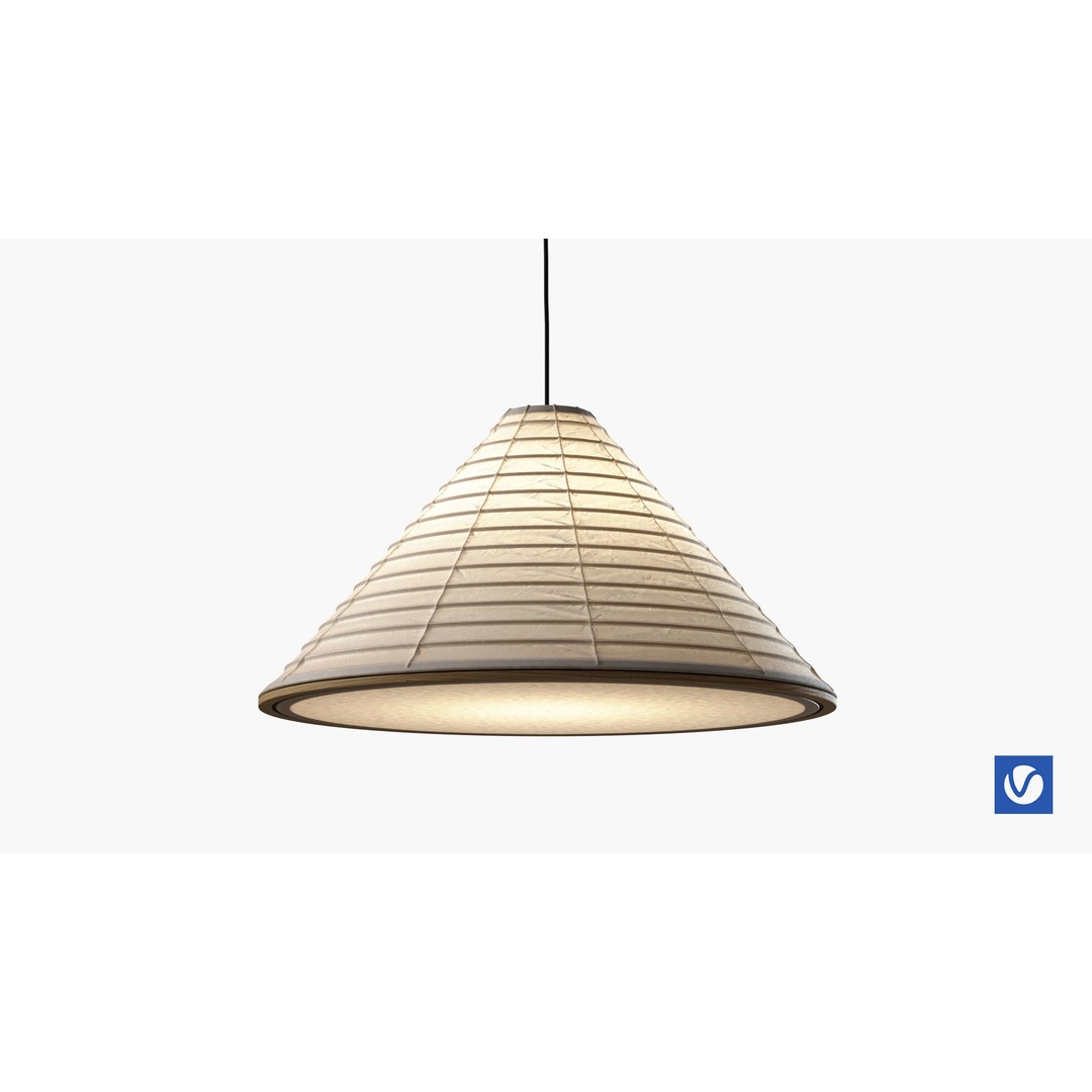 N-PL01 Pendant Lamp 3D Model – Modern Design, PBR Textures, FBX - View 5