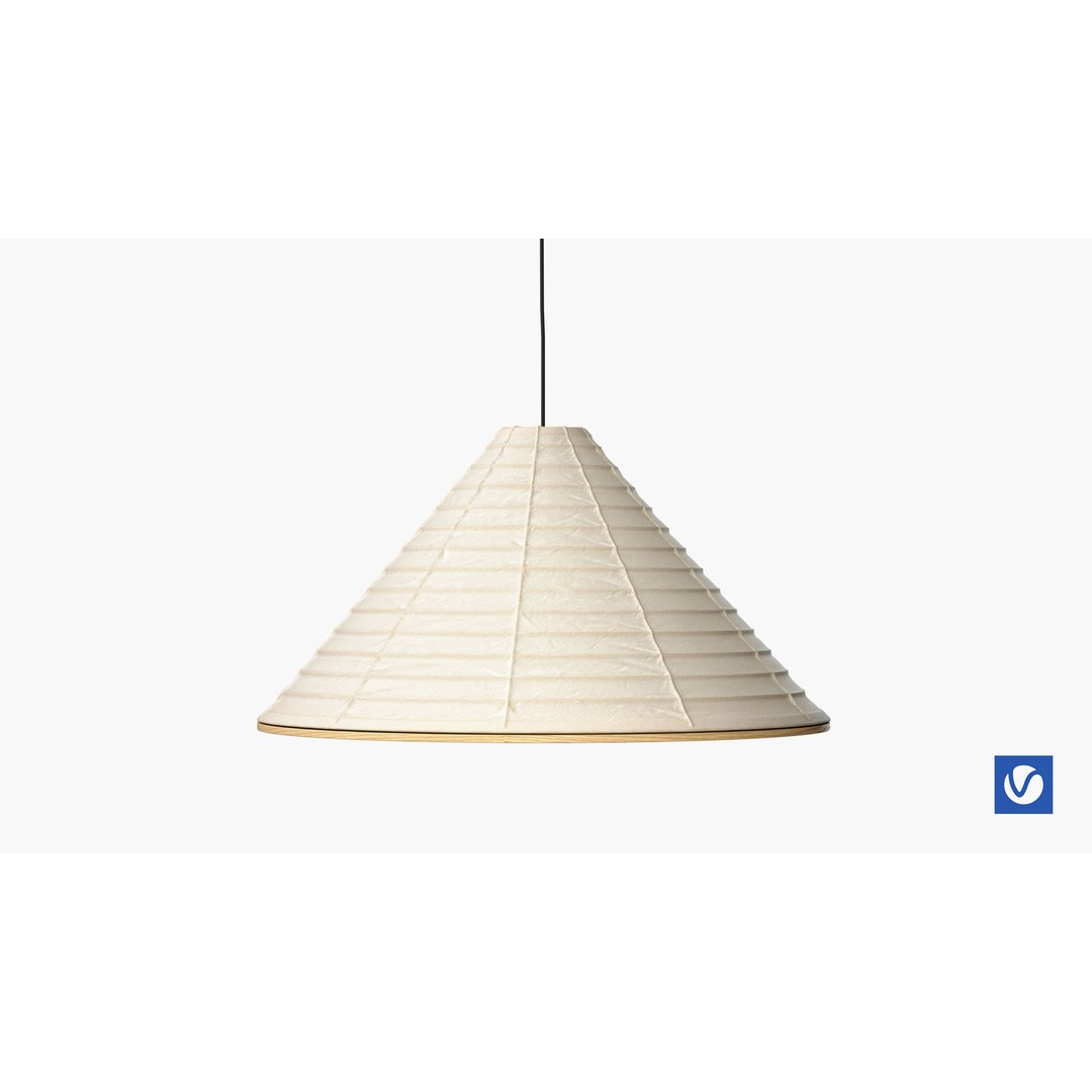 N-PL01 Pendant Lamp 3D Model – Modern Design, PBR Textures, FBX - View 6