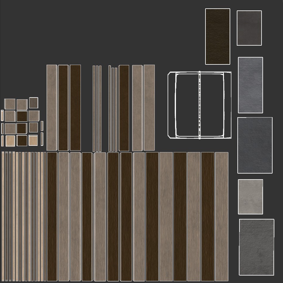 Concrete Blocks 3D Model – Low Poly Game Ready Asset, FBX, OBJ