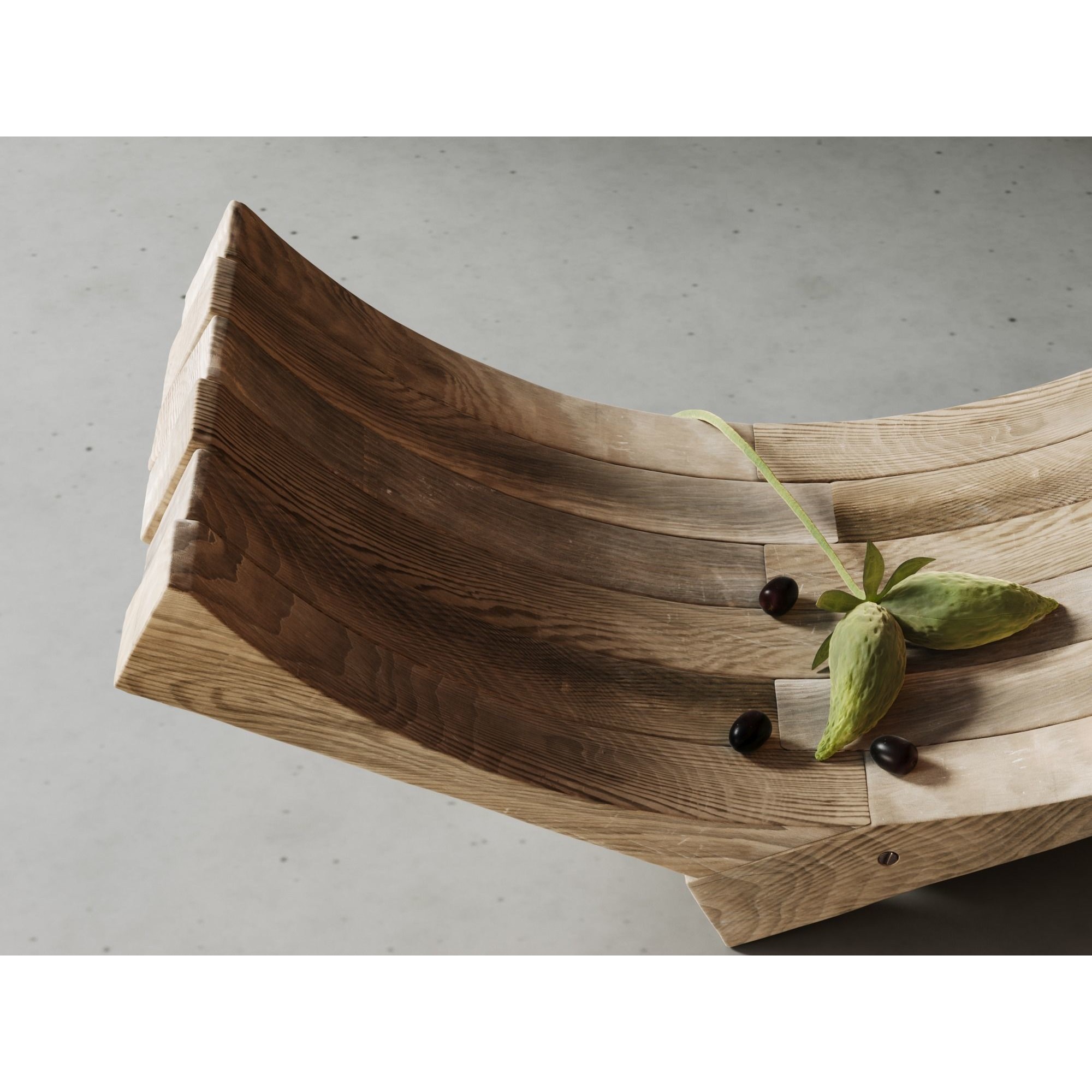 Composition Wood and Olives - Game-Ready 3D Model - View 3