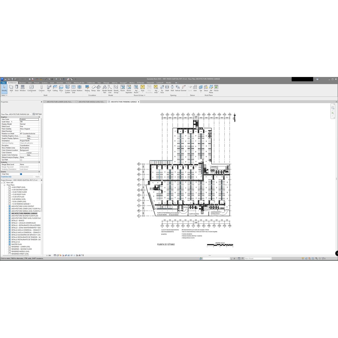 Shopping Center 3D Model – Detailed Architectural Design, Revit & Lumion - View 10