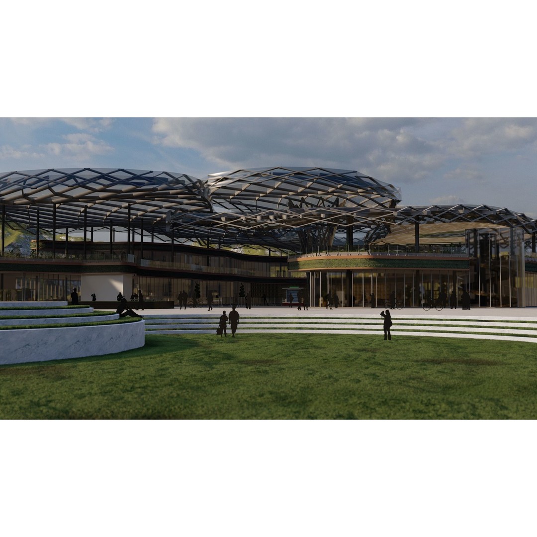 Shopping Center 3D Model – Detailed Architectural Design, Revit & Lumion - View 14