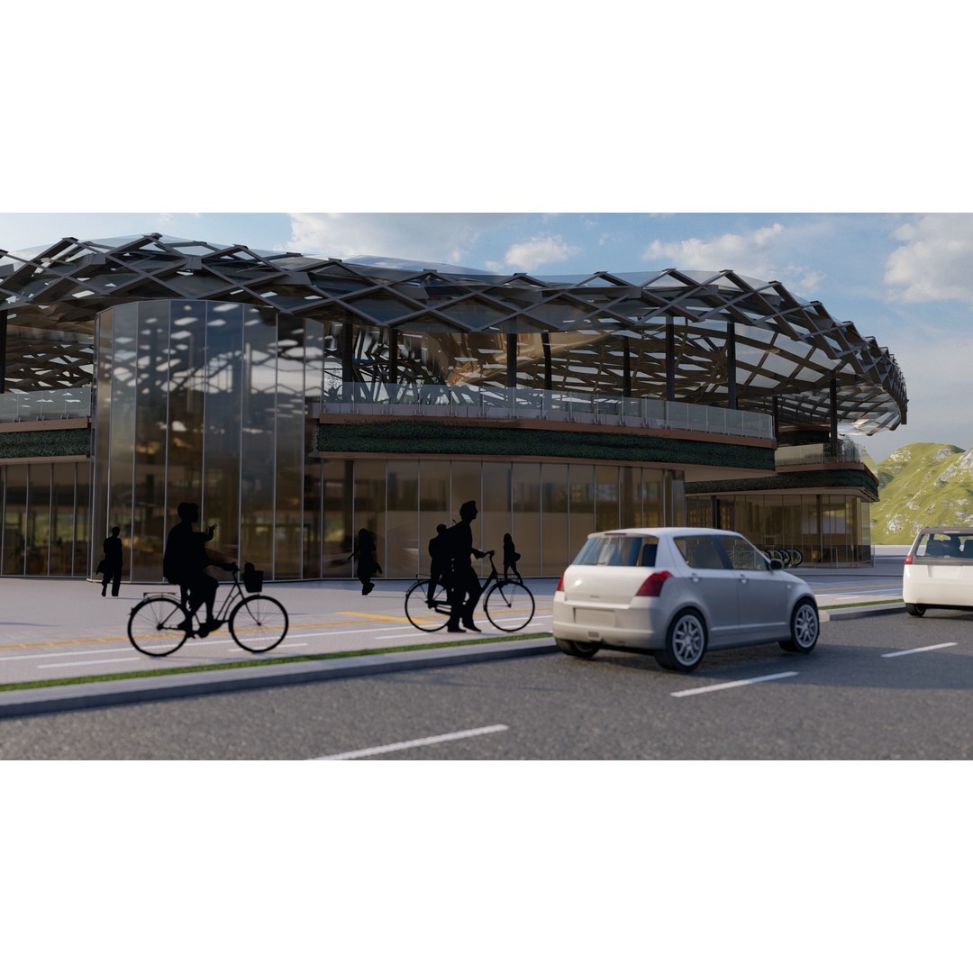 Shopping Center 3D Model – Detailed Architectural Design, Revit & Lumion - View 15