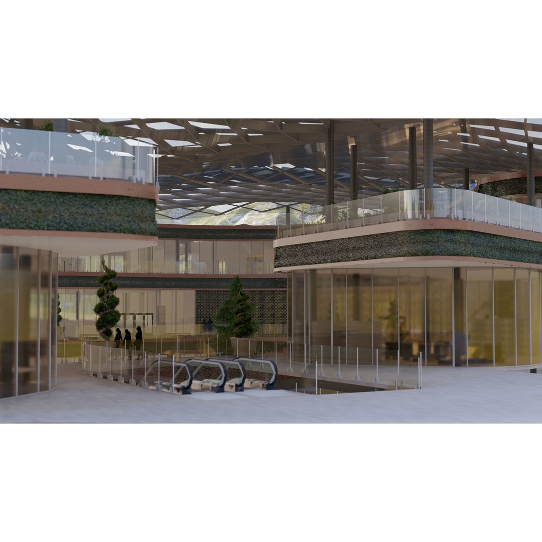 Shopping Center 3D Model – Detailed Architectural Design, Revit & Lumion - View 17