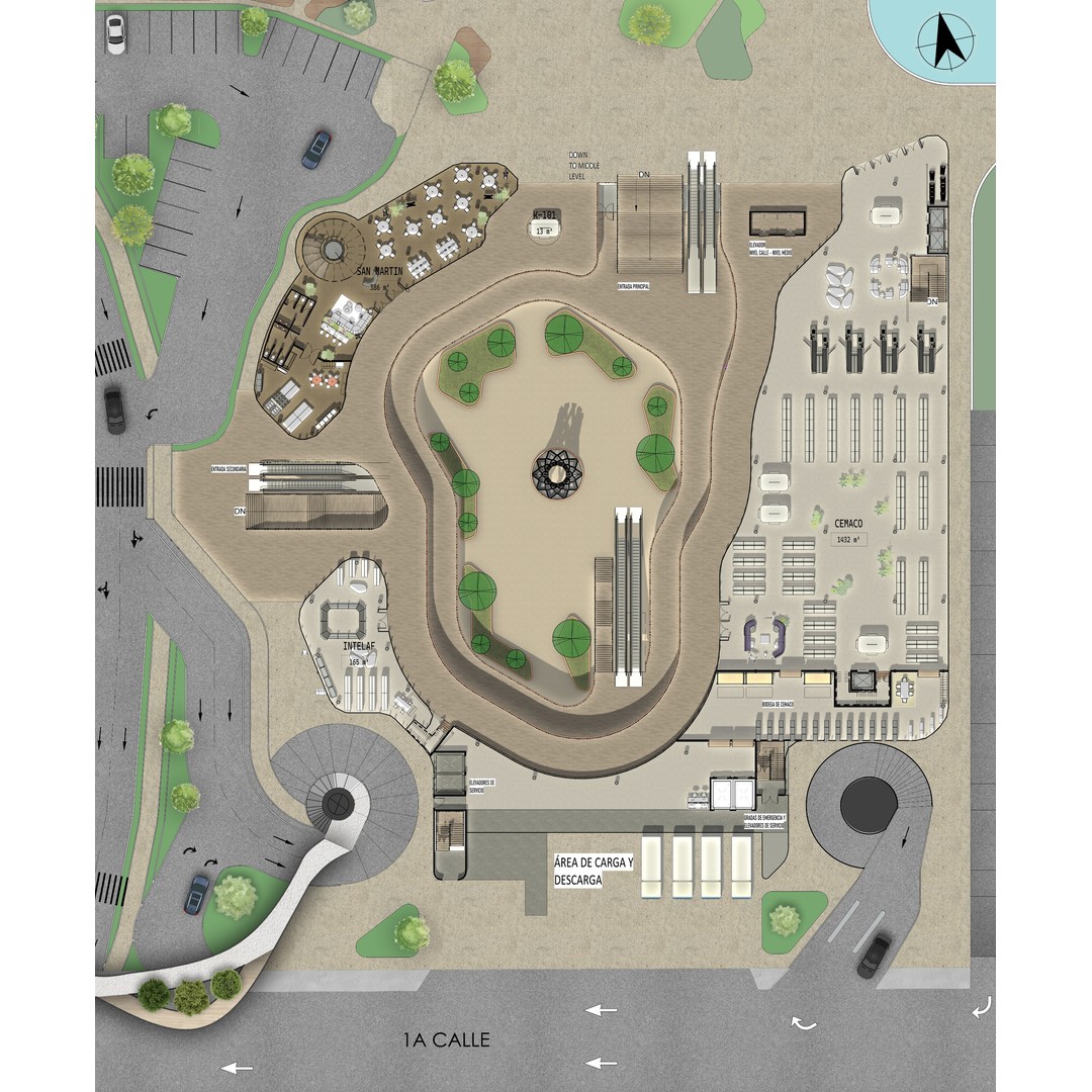Shopping Center 3D Model – Detailed Architectural Design, Revit & Lumion - View 22