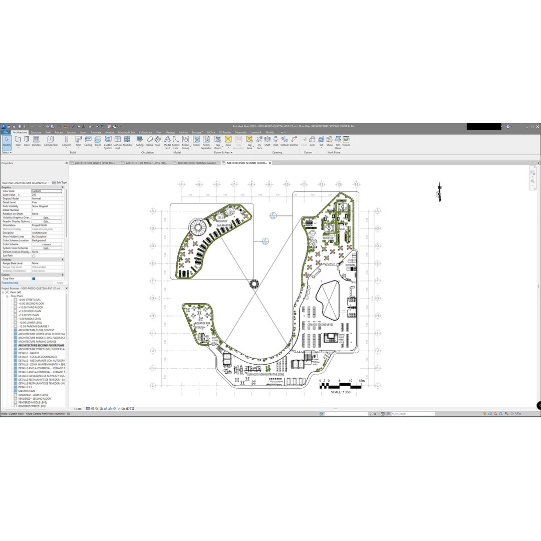 Shopping Center 3D Model – Detailed Architectural Design, Revit & Lumion - View 28