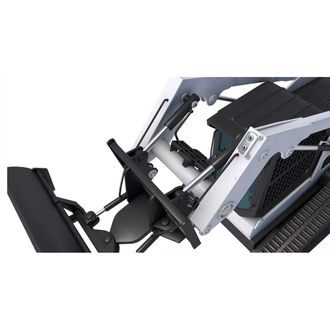 Compact Tracked Loaders 3D Model – High-Quality Game Asset, FBX, OBJ, Blender - View 5