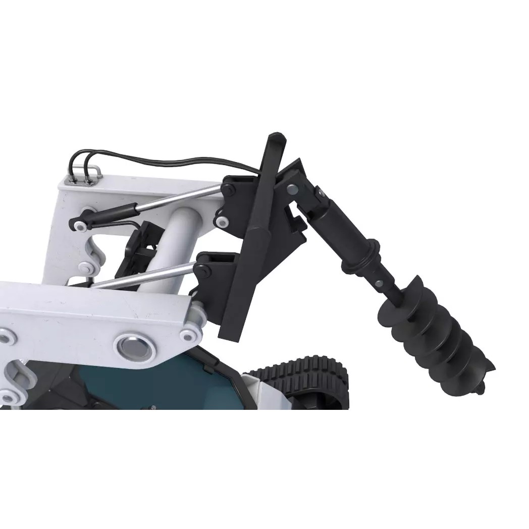 Compact Tracked Loaders 3D Model – High-Quality Game Asset, FBX, OBJ, Blender - View 7