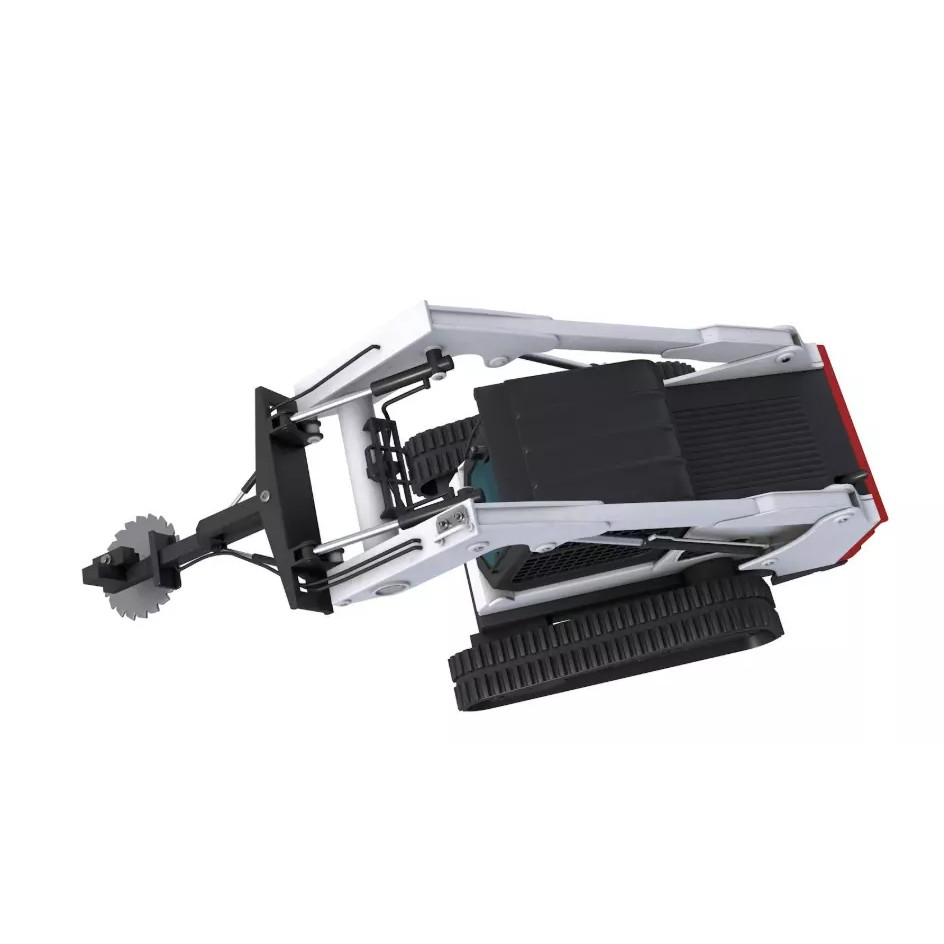 Compact Tracked Loaders 3D Model – High-Quality Game Asset, FBX, OBJ, Blender - View 8