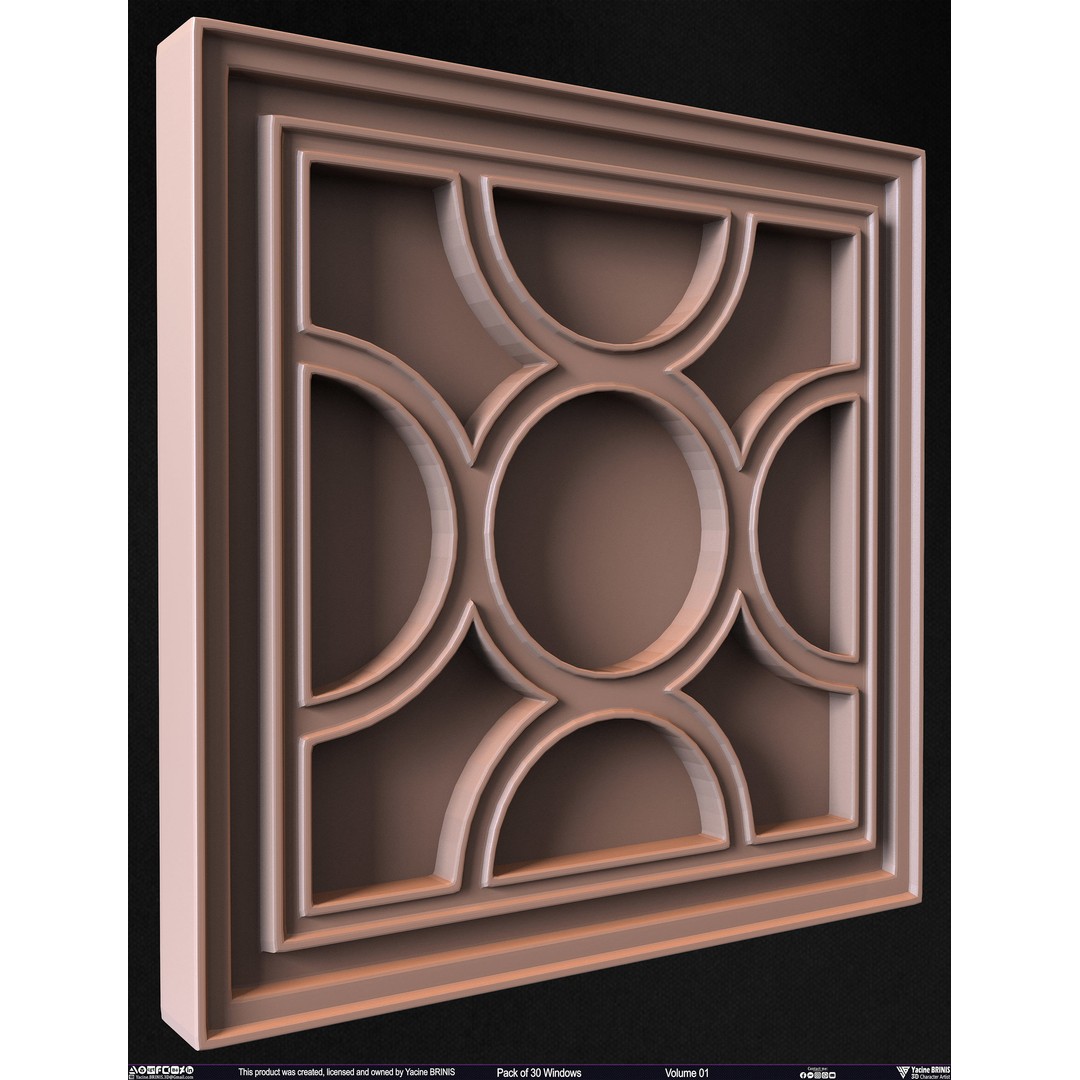30 Windows 3D Model – Low Poly Architectural Asset, FBX, OBJ, Blender - View 63
