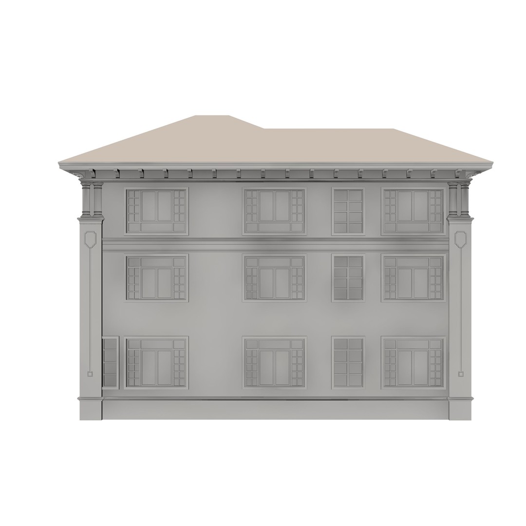 Luxury Villa 3D Model – High Poly Architectural Asset, FBX & OBJ