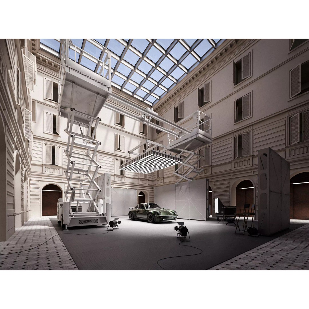 Classical Atrium Interior 3D Model – Multi-Functional Stage, Blender - View 2