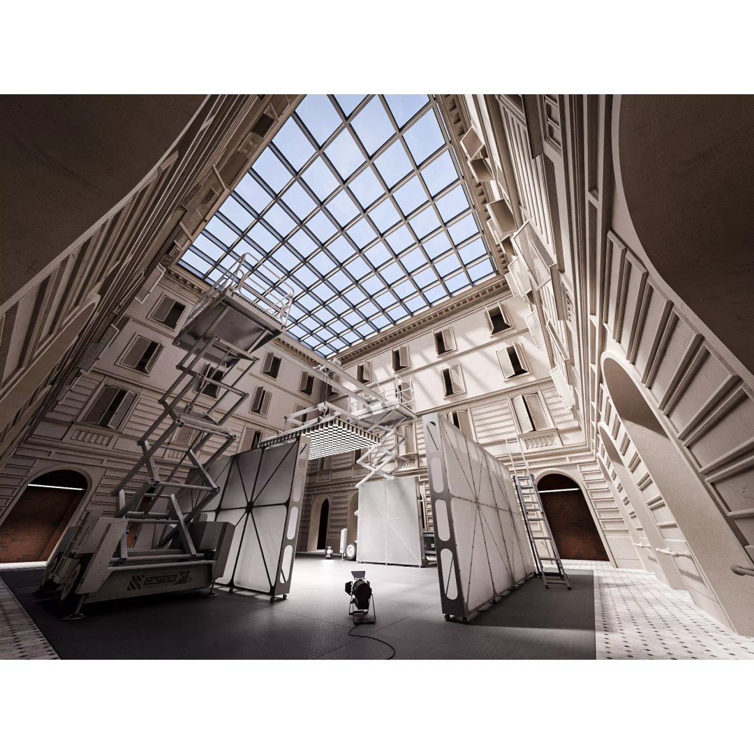 Classical Atrium Interior 3D Model – Multi-Functional Stage, Blender - View 7