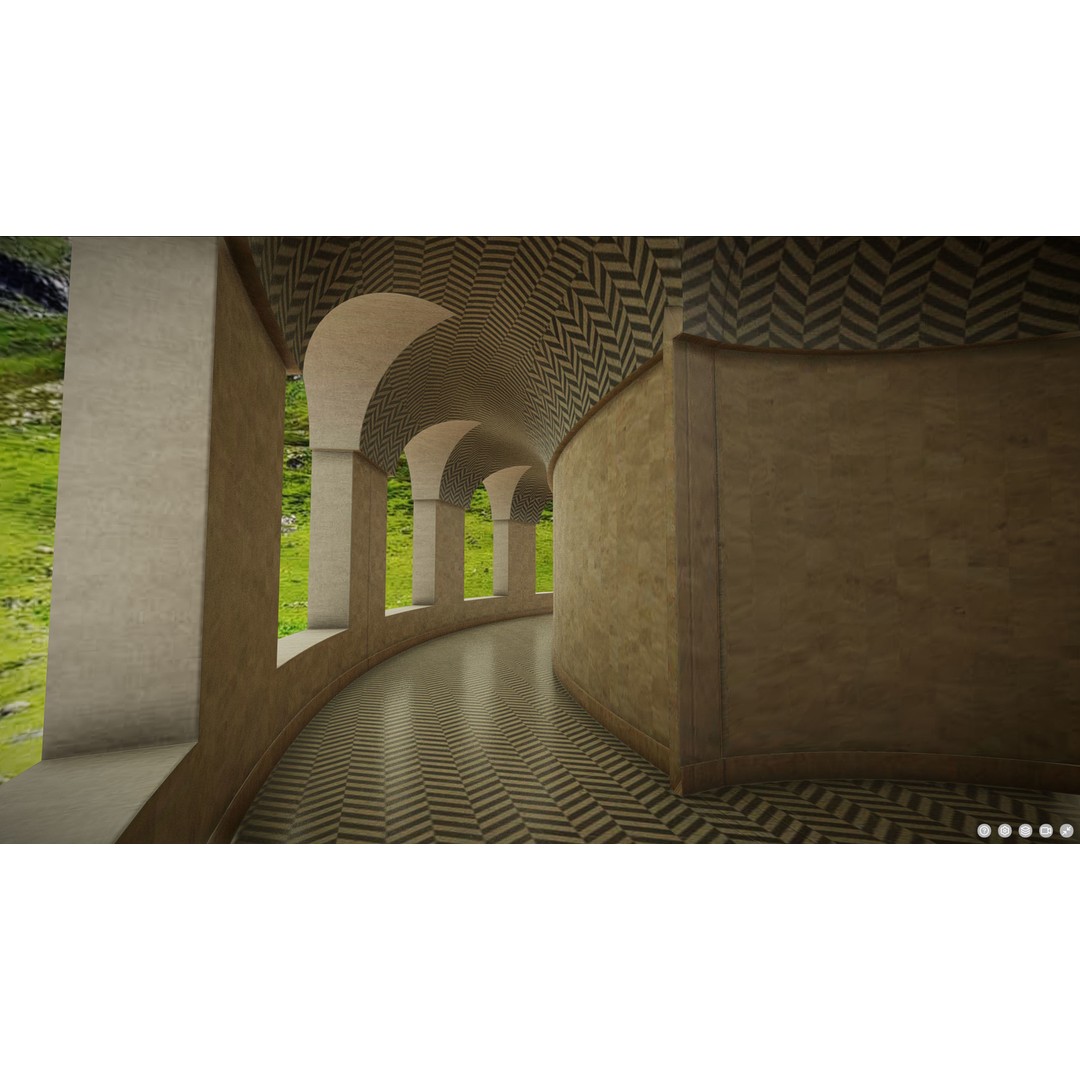 Virtual Reality Theater 3D Model – Low Poly Architectural Asset, Blender - View 7