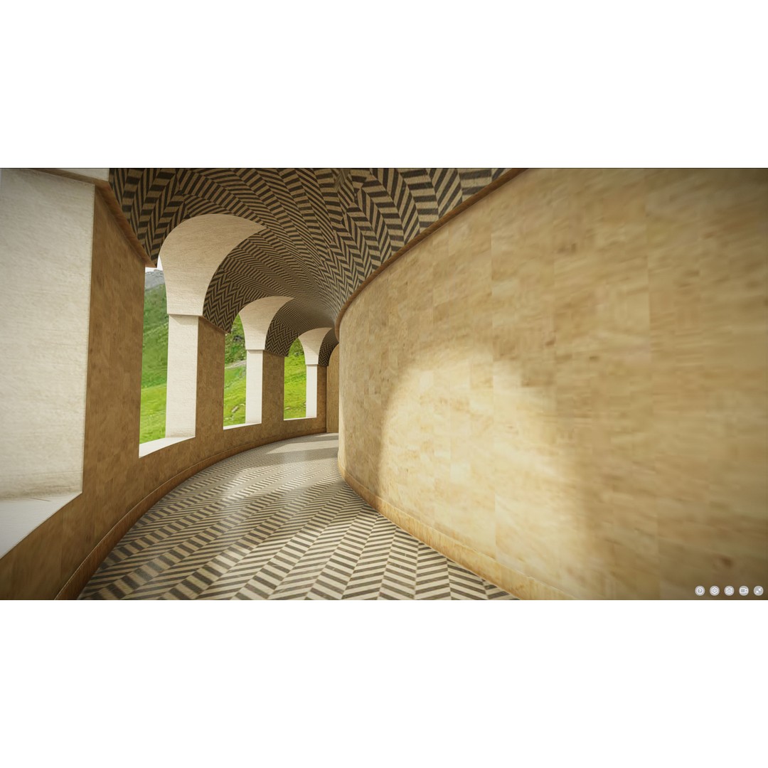 Virtual Reality Theater 3D Model – Low Poly Architectural Asset, Blender - View 8