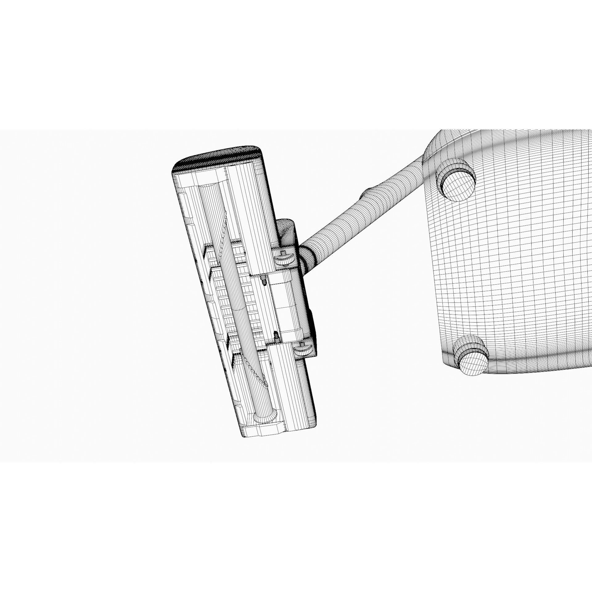 Bagged Vacuum Cleaner - Game-Ready 3D Model - View 19