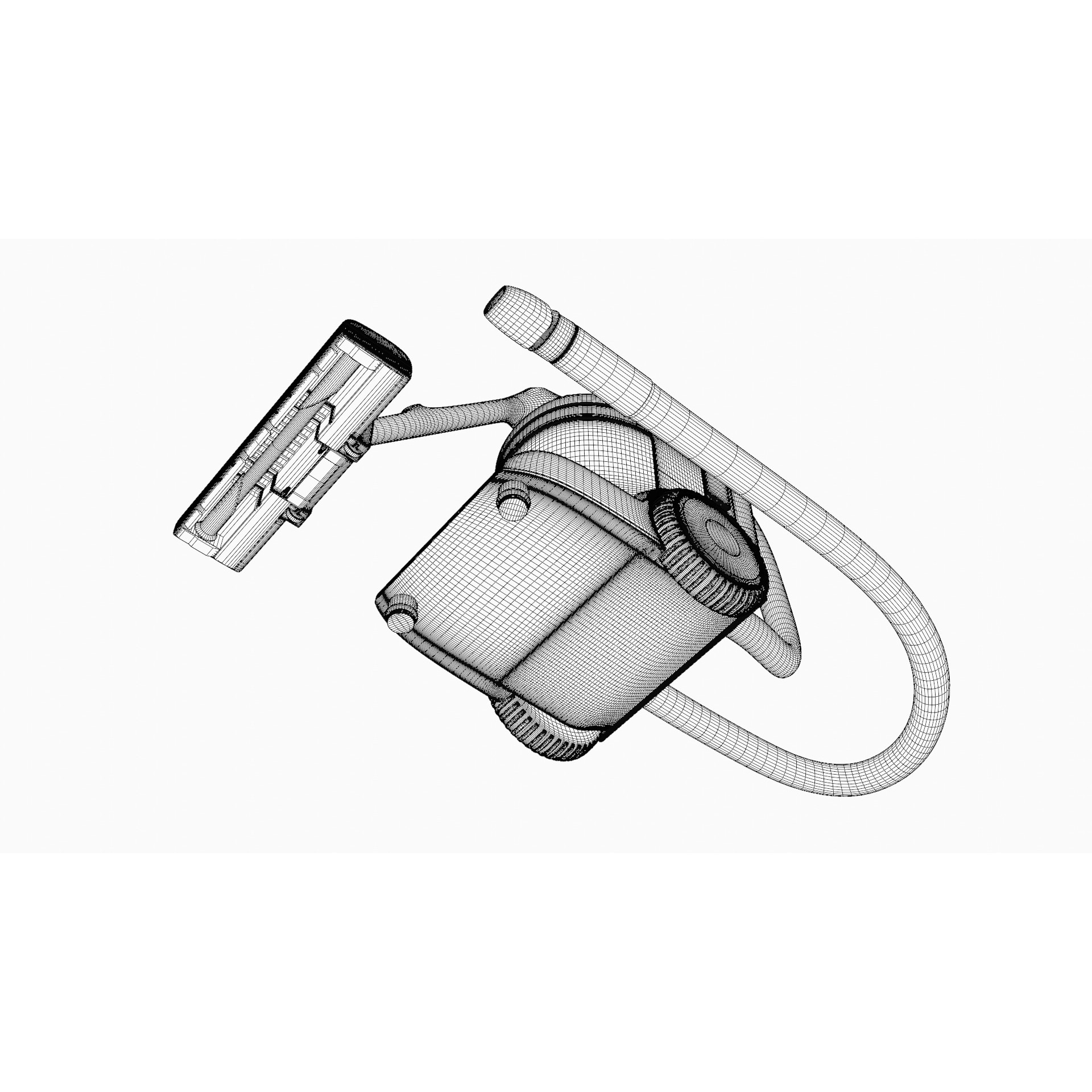 Bagged Vacuum Cleaner - Game-Ready 3D Model - View 21