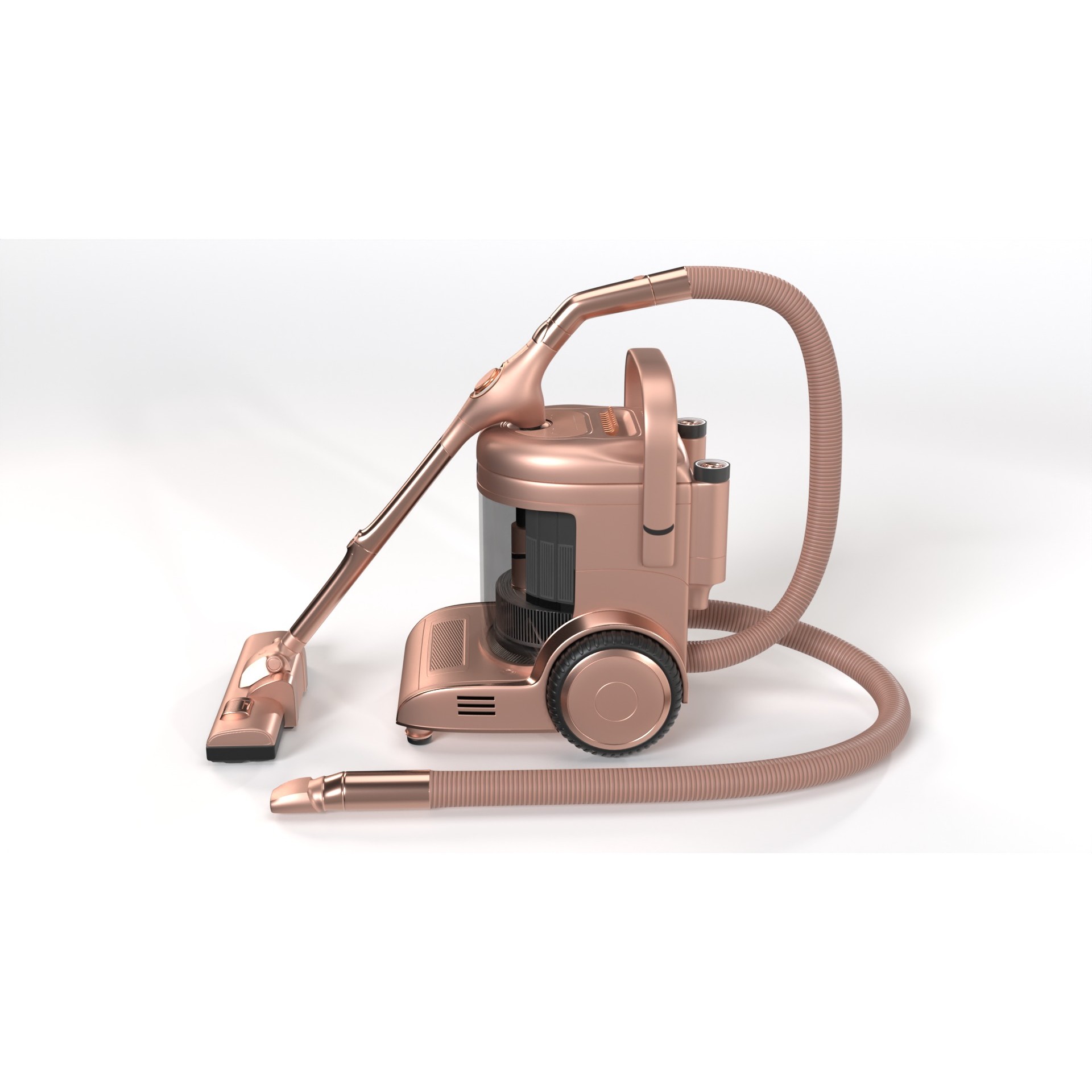Bagged Vacuum Cleaner - Game-Ready 3D Model - View 4
