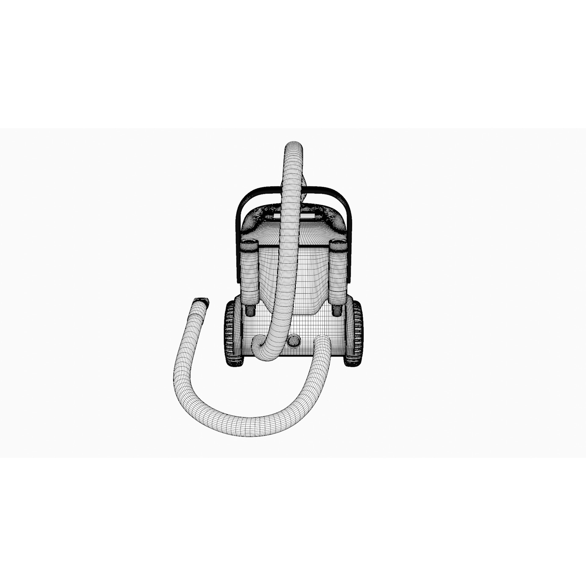 Bagged Vacuum Cleaner - Game-Ready 3D Model - View 9