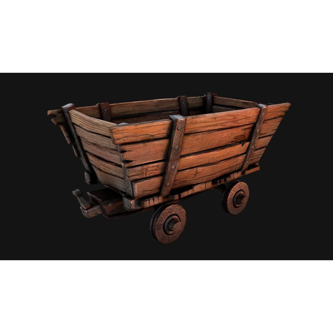 Medieval Mine Quarry Industrial Pack 3D Model – Low Poly Game Asset, FBX - View 29