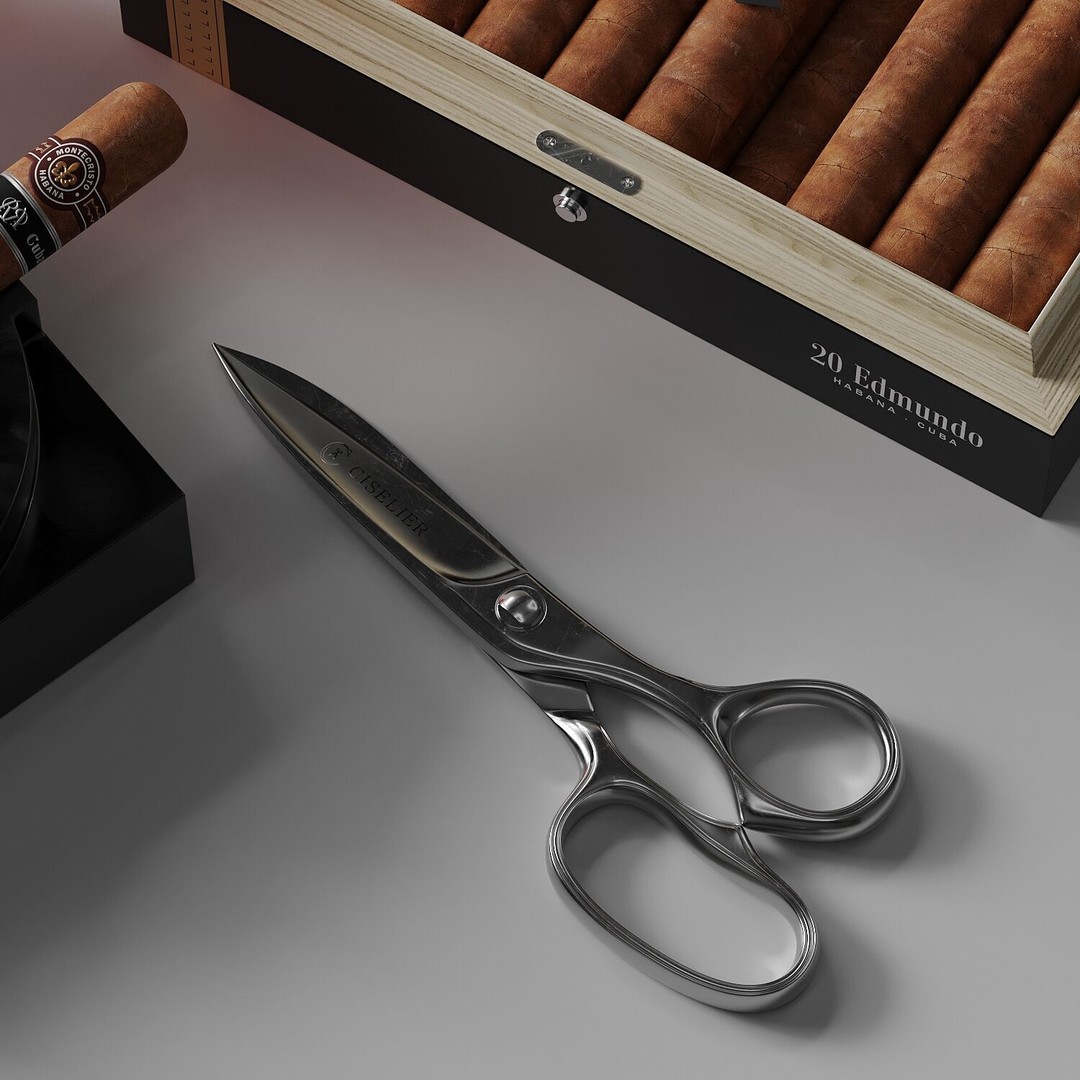 Wine and Cigarettes 3D Model – Luxury Decor Asset, FBX, OBJ Formats - View 9