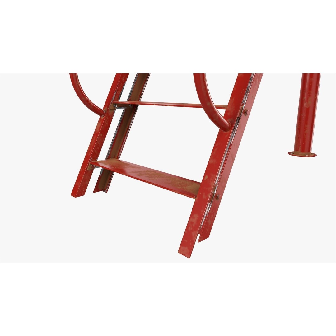 Playground Slide 3D Model – PBR Textured Outdoor Equipment, FBX - View 5