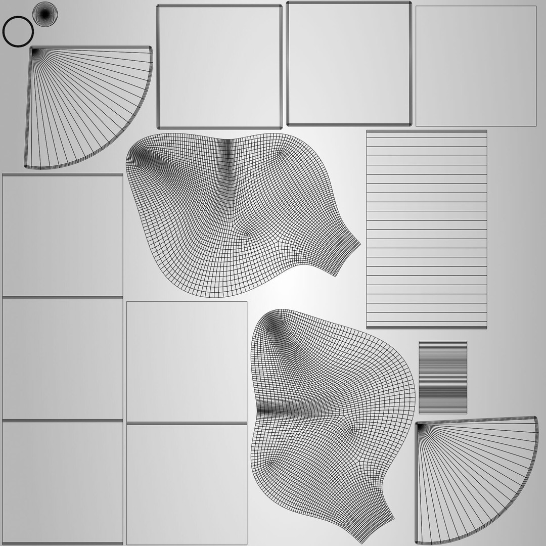 Futuristic Vase 3D Model – Low Poly Ceramic Decor with PBR Textures