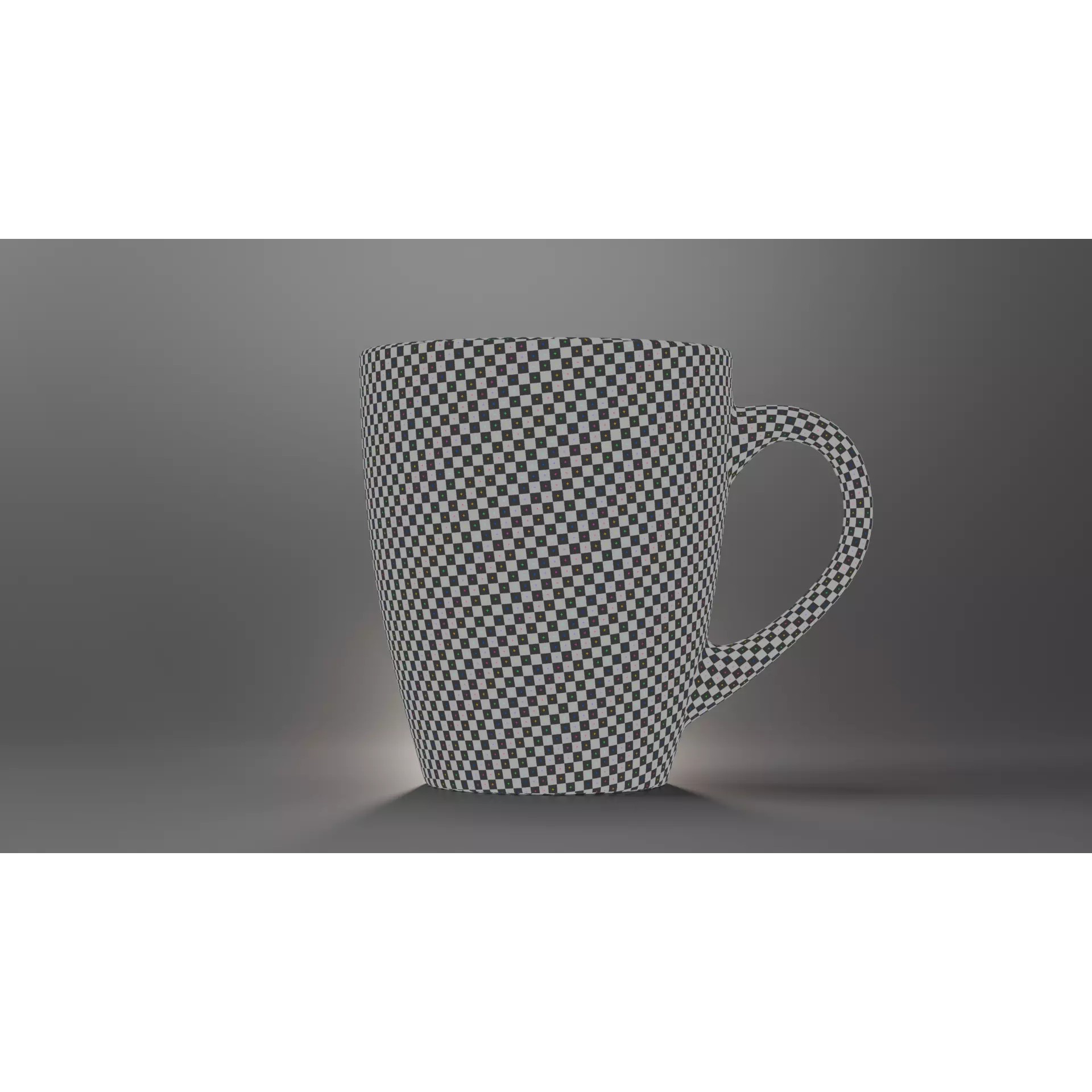Green Coffee Cup - Low-Poly Game-Ready 3D Model - View 15
