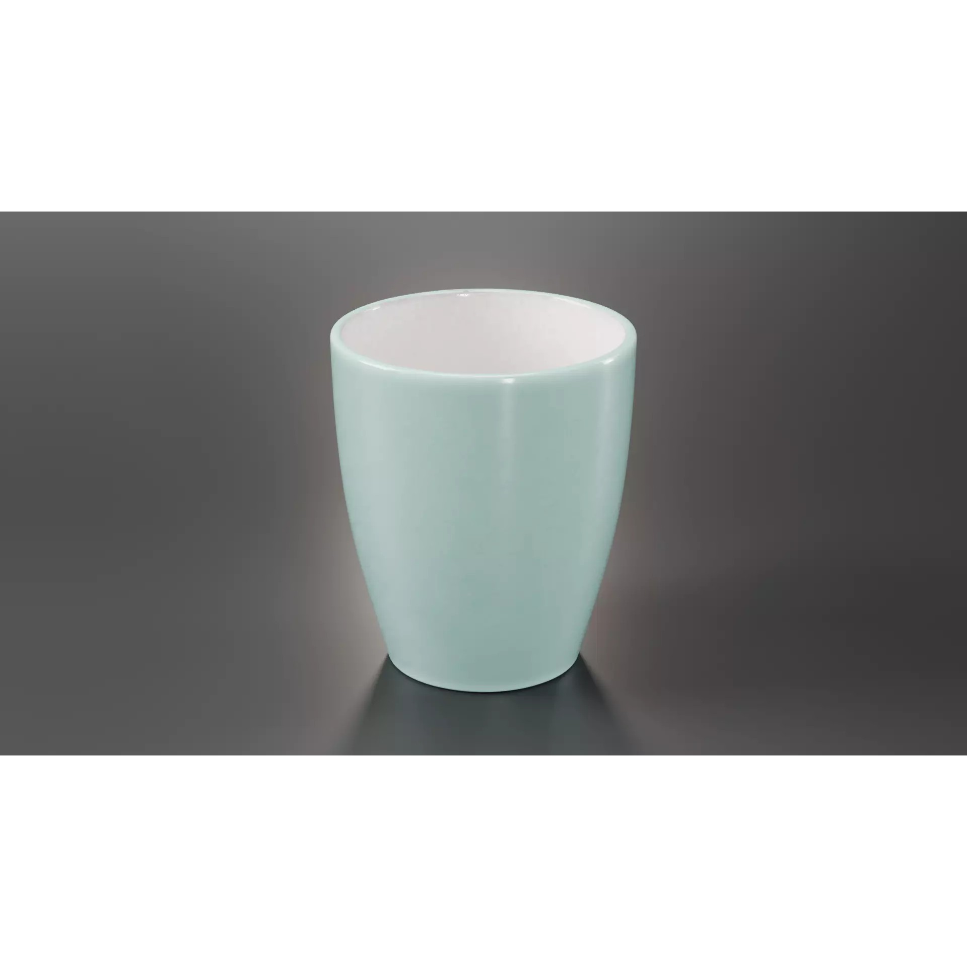 Green Coffee Cup - Low-Poly Game-Ready 3D Model - View 2