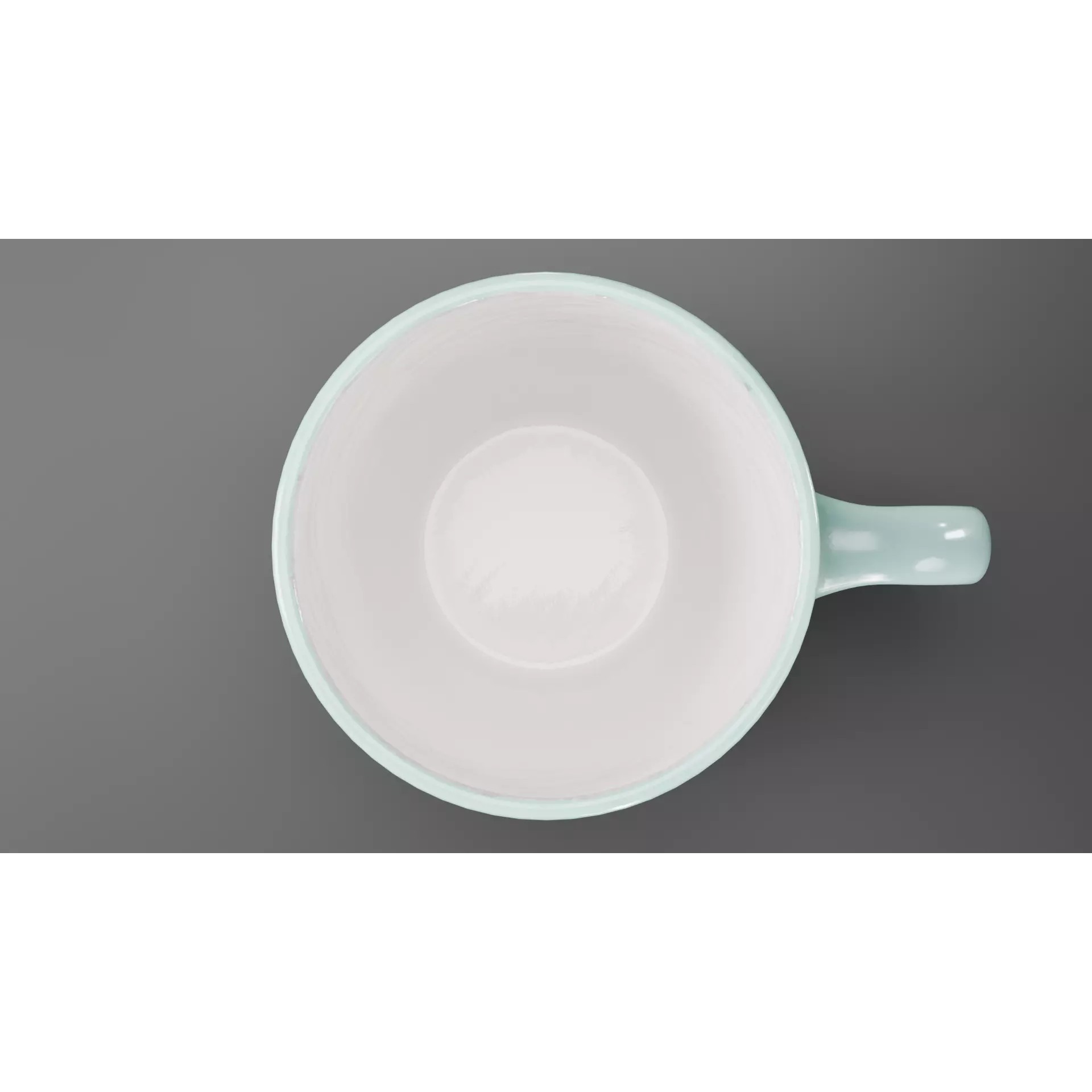 Green Coffee Cup - Low-Poly Game-Ready 3D Model - View 7